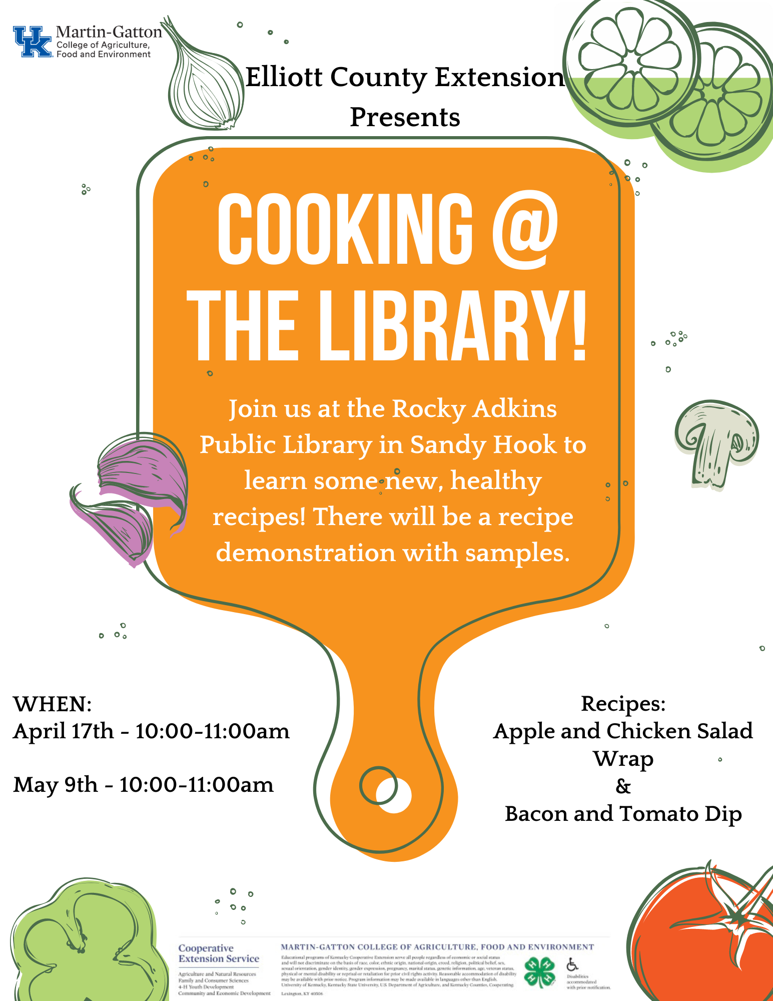 Cooking at the Library