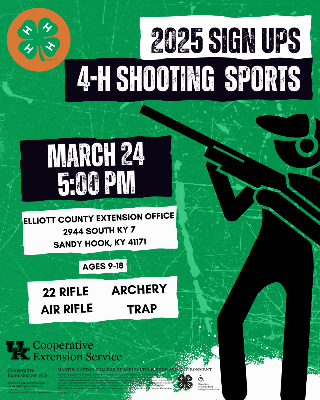 2025 4-H Shooting Sports Sign Ups 